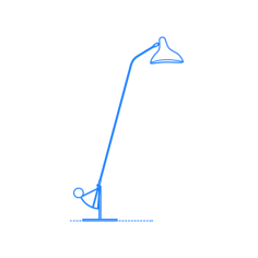 Furniture Floor Lamps Mantis Bs1 B Floor Lamp Icon Svg Vector, Free Vectors File
